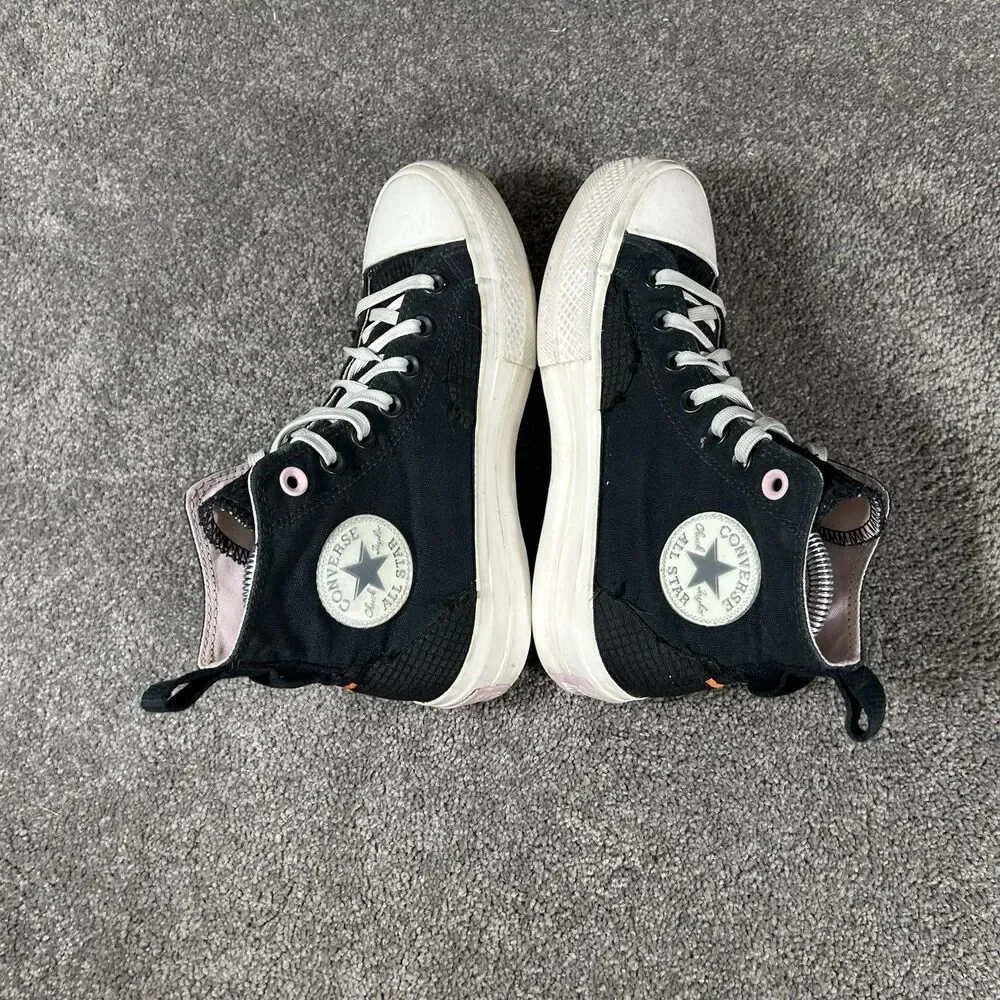 Converse CTAS Future Utility Lift 572420C Women's Size 6.5 Black Platform Shoes